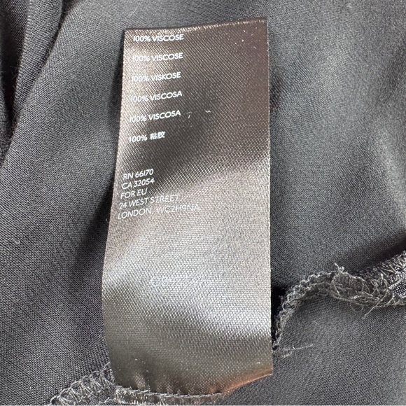 ANTHROPOLOGIE Elyse Bias Slip Dress - Black - Sz XS - Picture 10 of 11